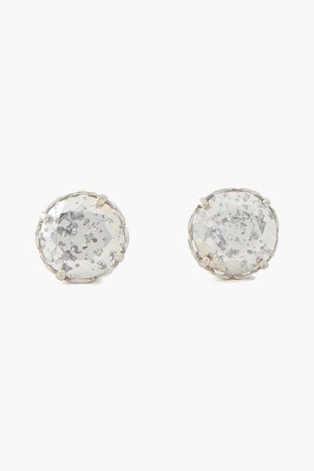 KATE SPADE NEW YORK Silberfarbene Ohrringe mit Kristallen