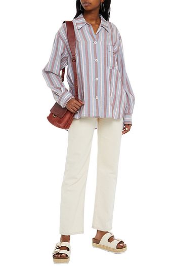 ISABEL MARANT Venice striped cotton-blend shirt