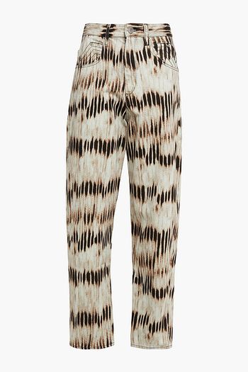 ISABEL MARANT Dorsyia tie-dyed high-rise straight-leg jeans