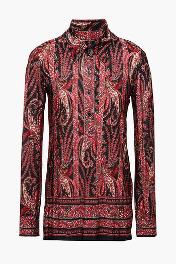 ISABEL MARANT Wilem paisley-print jersey shirt