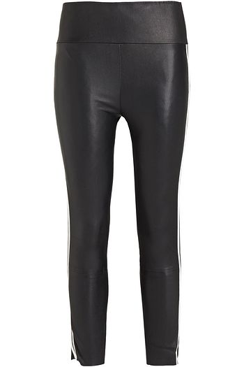 SPRWMN Cropped stretch-leather leggings