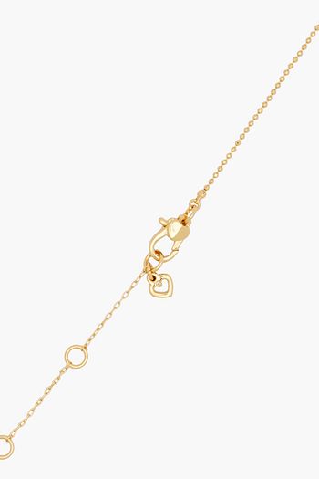 KATE SPADE NEW YORK Goldfarbene Kette mit Kristallen