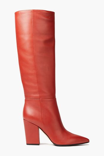 SERGIO ROSSI Kniehohe Stiefel aus Leder