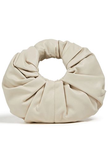 GIA STUDIOS Croissant mini pleated vegan leather tote