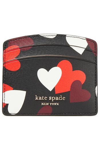 KATE SPADE NEW YORK Kartenetui aus strukturiertem Kunstleder mit Print