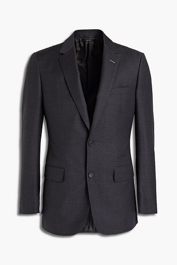 DUNHILL Slim-fit mélange wool blazer
