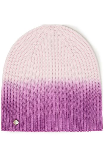 KATE SPADE NEW YORK Beanie aus Rippstrick mit Farbverlauf