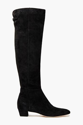 SERGIO ROSSI Overknees aus Veloursleder