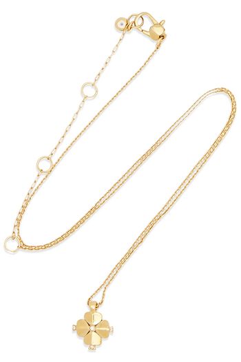 KATE SPADE NEW YORK Goldfarbene Kette mit Kristallen