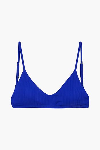 VIX PAULA HERMANNY Ribbed triangle bikini top