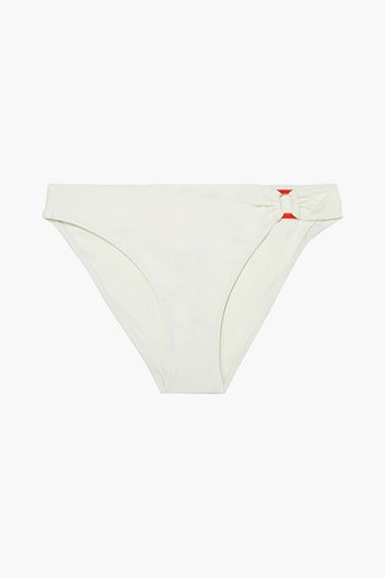 SOLID & STRIPED The Mimi ring-embellished low-rise bikini briefs