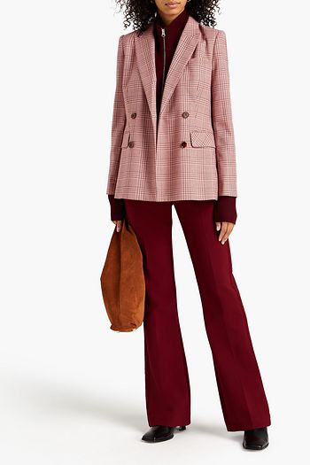 VERONICA BEARD Zip-detailed cashmere turtleneck vest