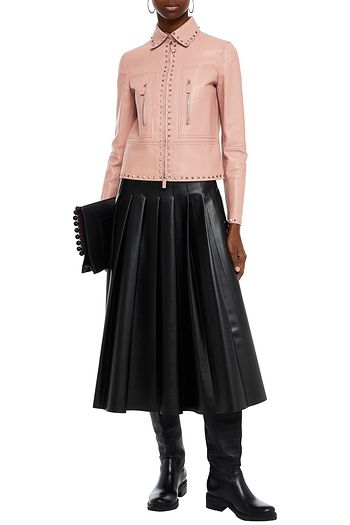 VALENTINO Lederjacke mit Nieten
