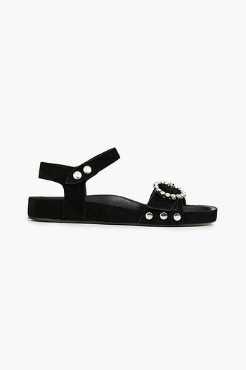 ISABEL MARANT Erla embellished suede sandals
