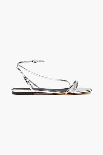 ISABEL MARANT Aldis mirrored-leather sandals