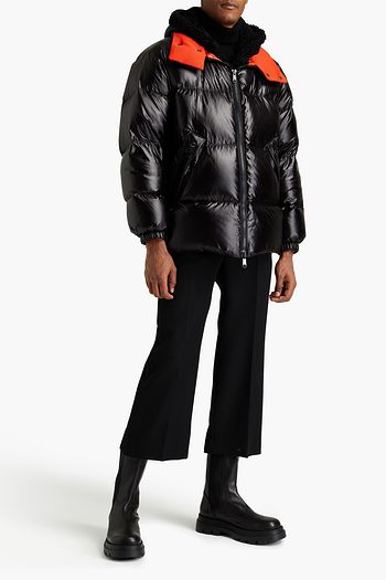 ARMY BY YVES SALOMON Shearling-trimmed shell hooded down parka