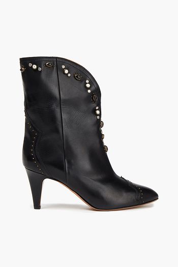 ISABEL MARANT Dythey studded leather ankle boots