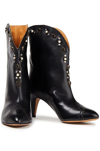 ISABEL MARANT Dythey studded leather ankle boots