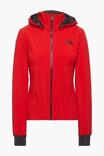 THE NORTH FACE ロゴ刺繍入り ジャージー フード付きジャケット
