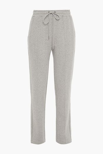 MARKUS LUPFER Katrina appliquéd French cotton-terry track pants
