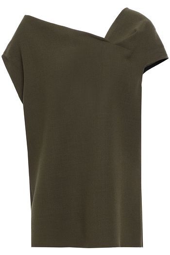 ROLAND MOURET Raywell wool-crepe top