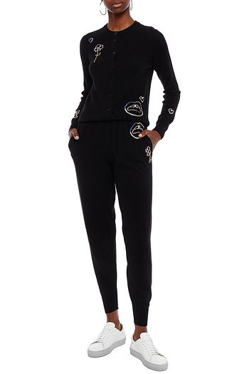 MARKUS LUPFER April intarsia cashmere sweater
