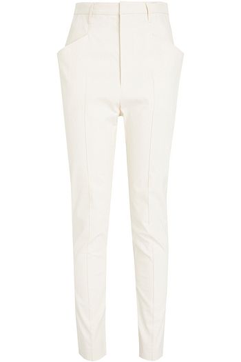ISABEL MARANT Cotton-blend crepe skinny pants
