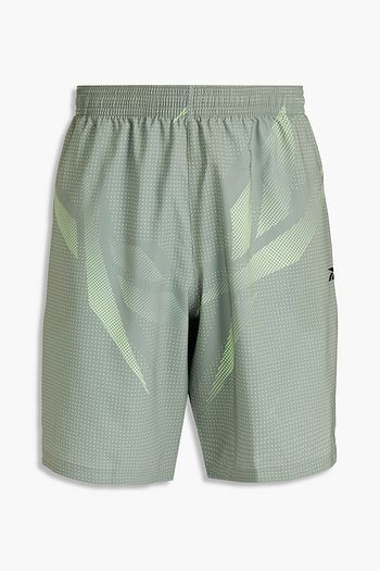 REEBOK Printed shell shorts