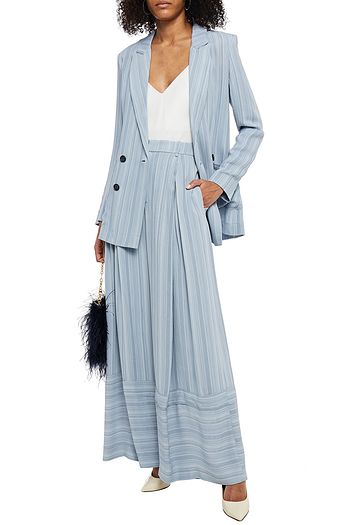 ROLAND MOURET Valens Hose mit weitem Bein aus Jacquard