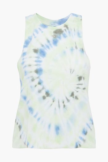 ALL ACCESS The Dynamic tie-dyed ribbed jersey tank