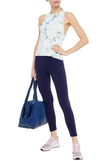 ALL ACCESS The Dynamic tie-dyed ribbed jersey tank