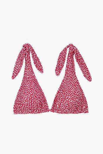VIX PAULA HERMANNY Printed triangle bikini top