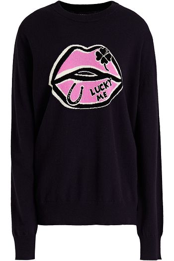 MARKUS LUPFER Dani intarsia-knit merino wool sweater