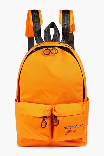 OFF-WHITE™ Printed canvas backpack
