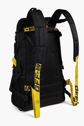 OFF-WHITE™ Equipment rubber-trimmed mesh-paneled shell backpack