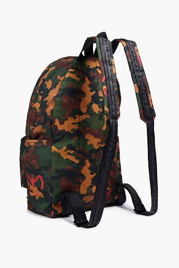 OFF-WHITE™ Arrow camouflage-print canvas backpack
