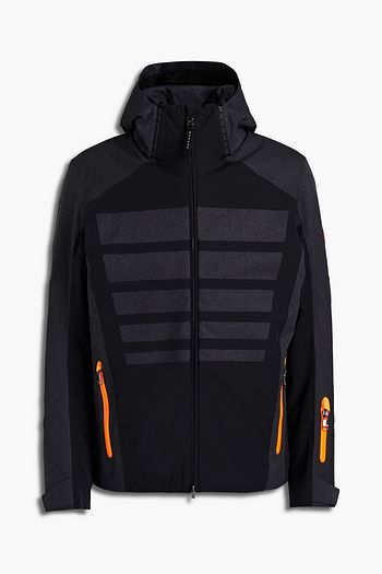 BOGNER Logo-appliquéd quilted hooded ski jacket