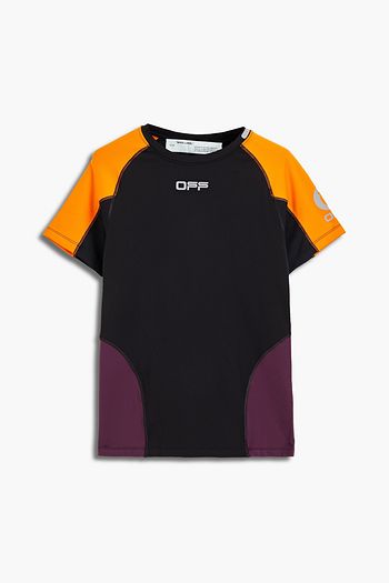 OFF-WHITE™ Color-block stretch-jersey T-shirt