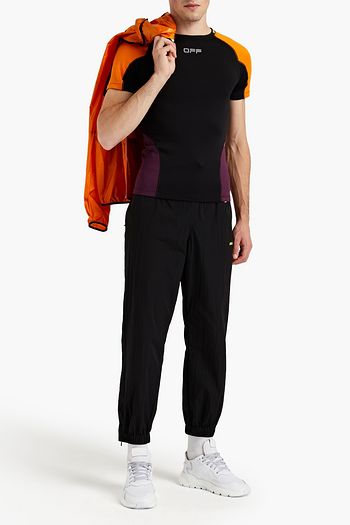 OFF-WHITE™ Color-block stretch-jersey T-shirt