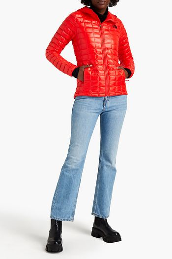 THE NORTH FACE Embroidered quilted shell hooded jacket