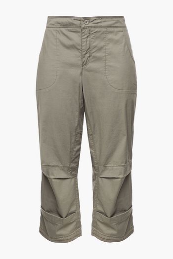 THE NORTH FACE Cropped stretch-cotton twill straight-leg pants