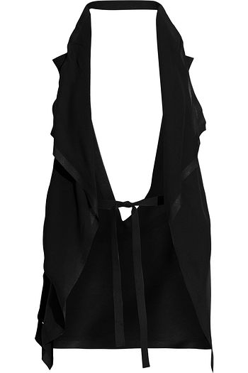 MAISON MARGIELA Belted crepe top