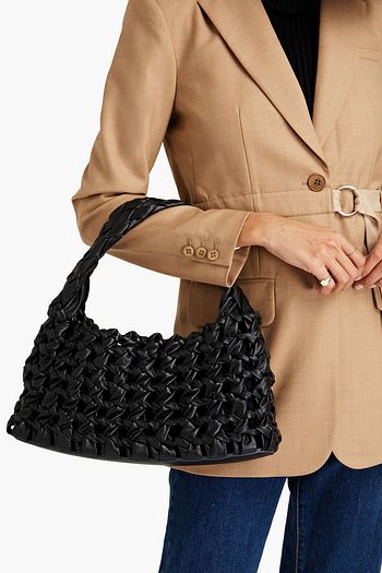 DANSE LENTE Lola leather shoulder bag