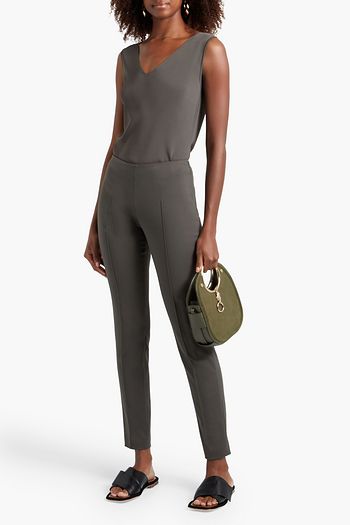 AKRIS Melissa cropped cotton-blend skinny pants