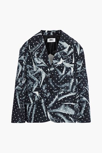 MM6 MAISON MARGIELA Printed cotton-twill jacket