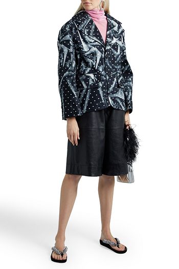 MM6 MAISON MARGIELA Printed cotton-twill jacket