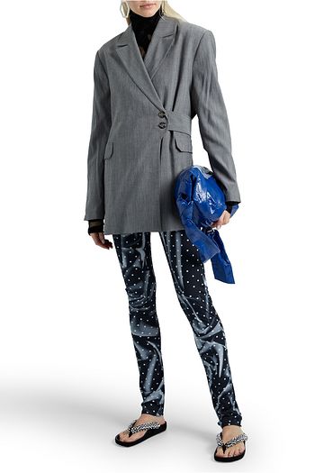 MM6 MAISON MARGIELA Printed stretch-jersey leggings
