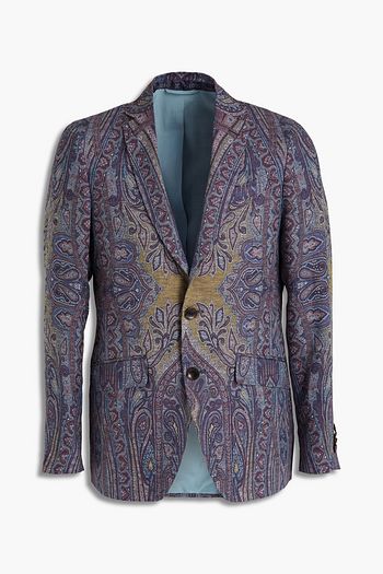 ETRO Paisley-print linen blazer