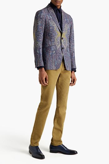 ETRO Paisley-print linen blazer