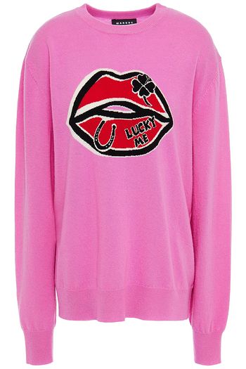 MARKUS LUPFER Intarsia merino wool sweater